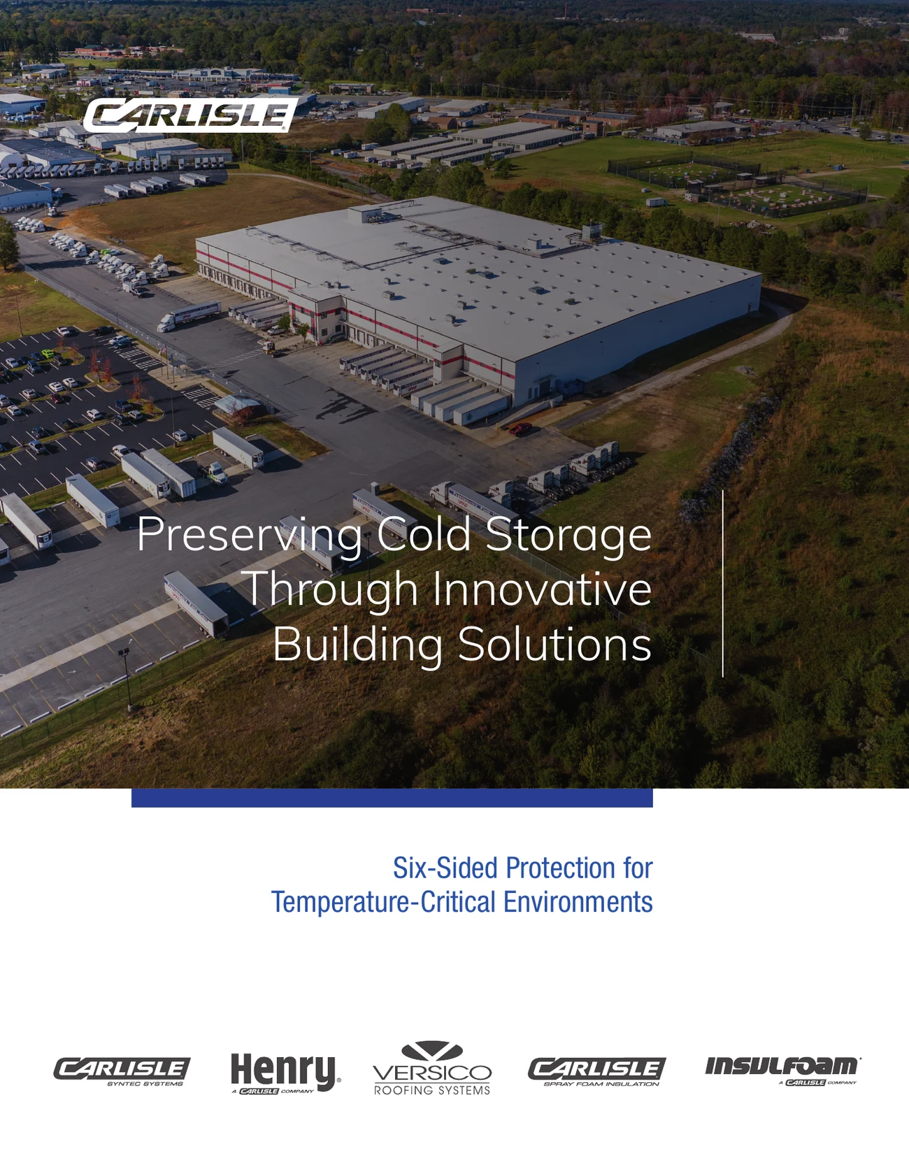 Preserving cold storage through innovative building solutions: the cold storage brochure, page 1