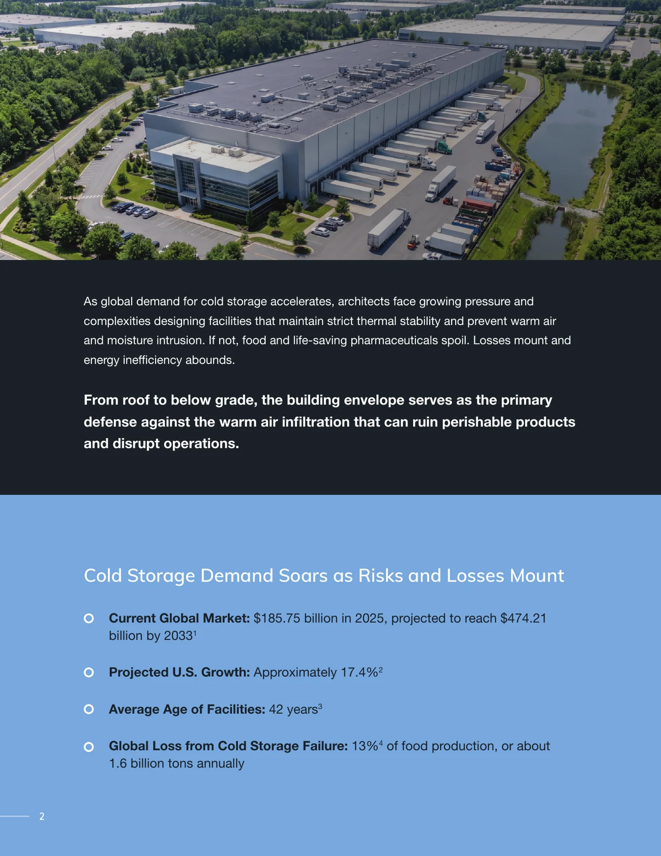 Preserving cold storage through innovative building solutions: the cold storage brochure, page 2