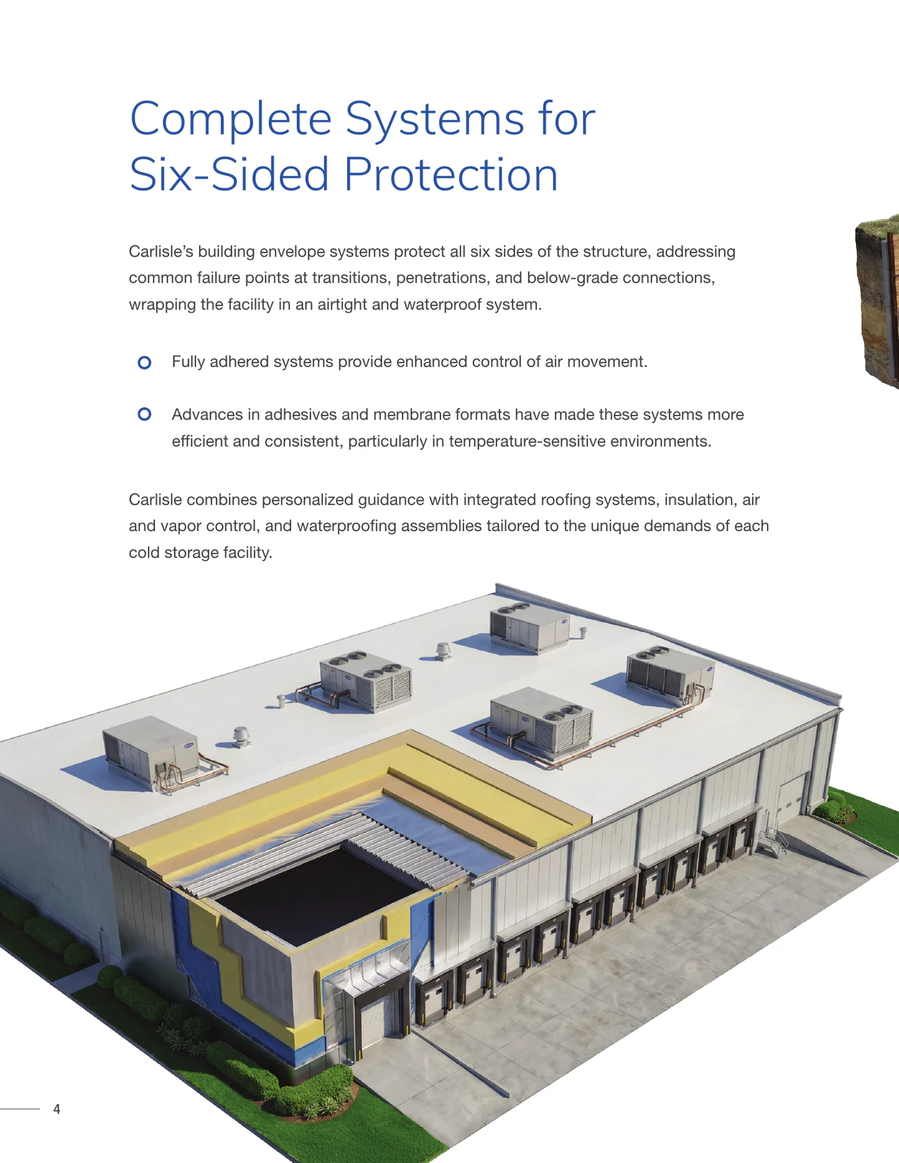 Preserving cold storage through innovative building solutions: the cold storage brochure, page 4