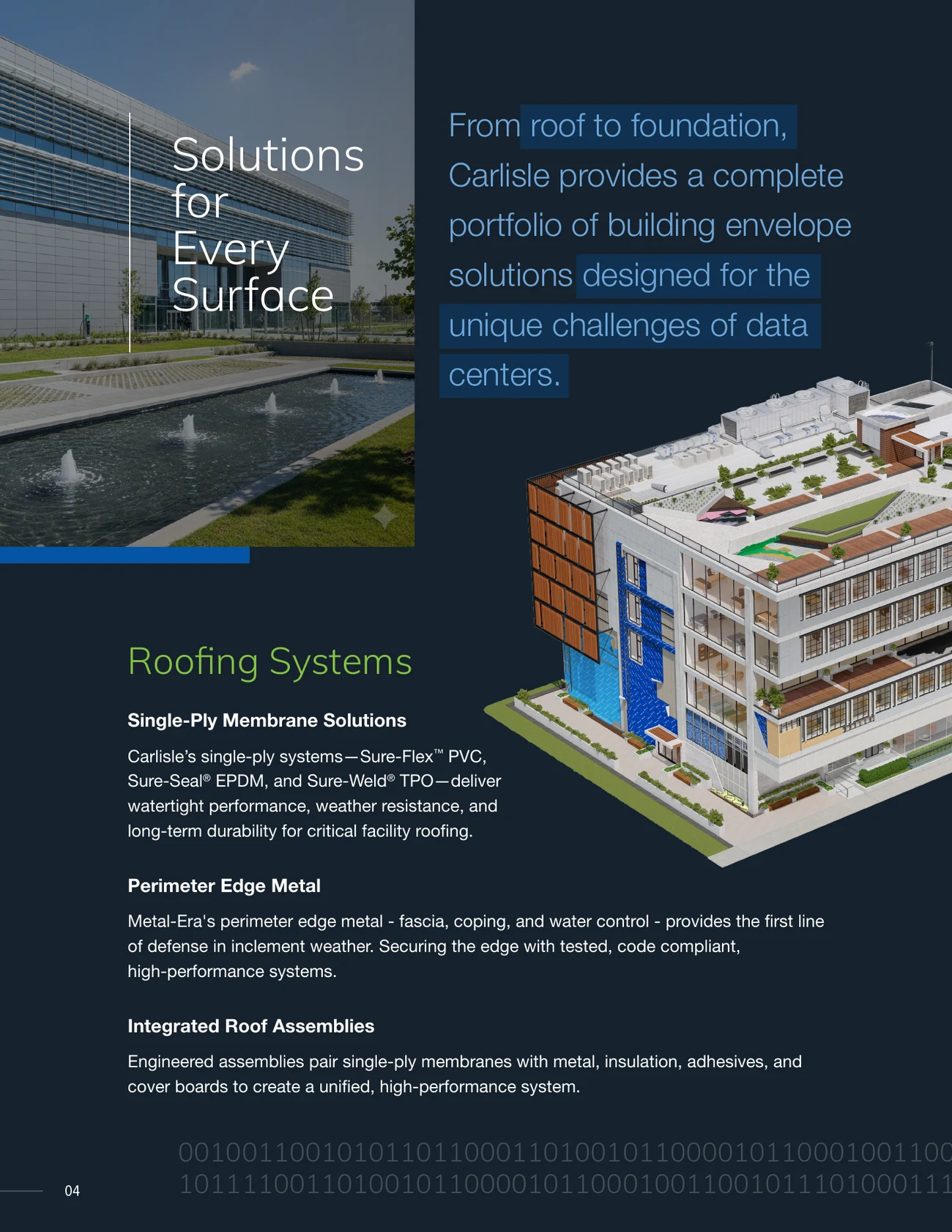 Building the future of data centers: the Carlisle data centers brochure, page 4