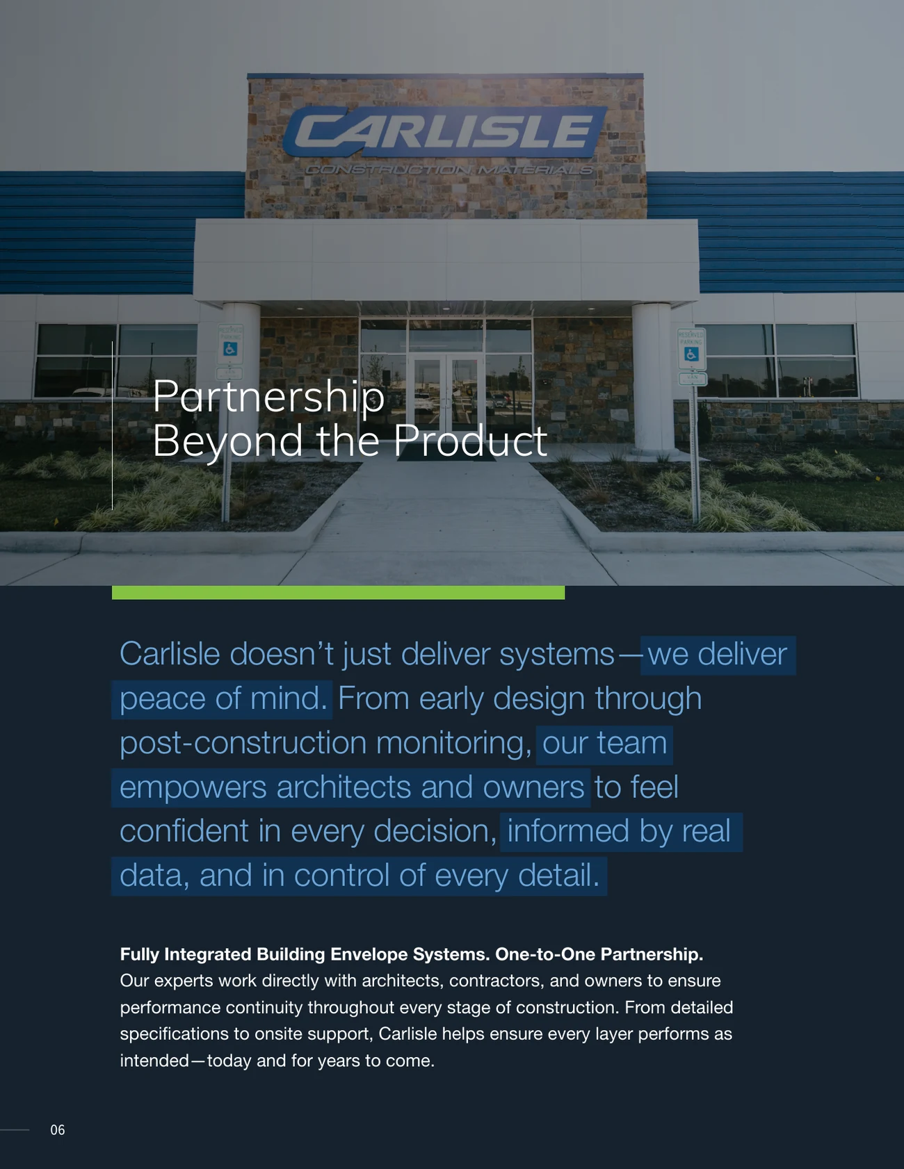 Building the future of data centers: the Carlisle data centers brochure, page 6