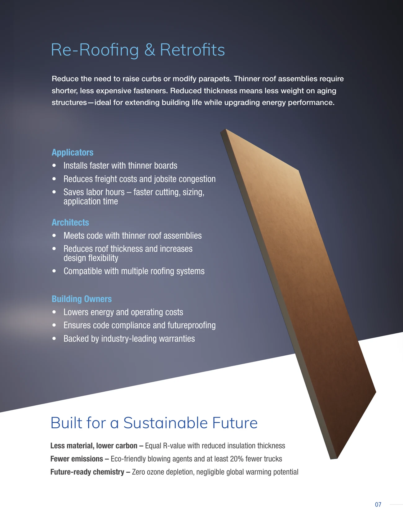 The next first: the ThermaThin 7 brochure, page 7