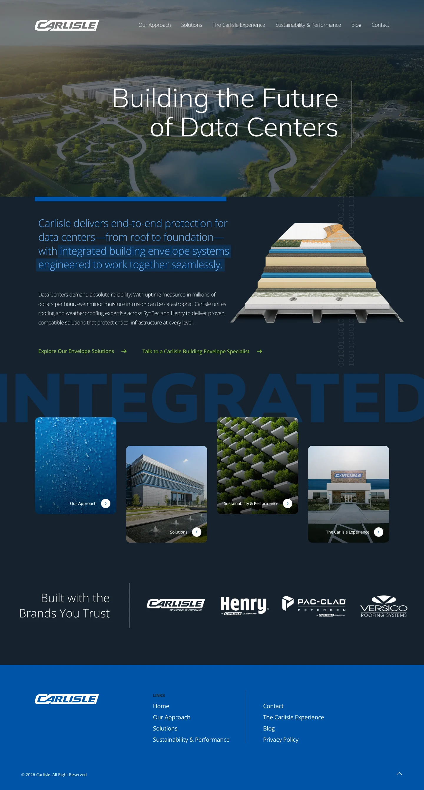 The home page: building the future of data centers