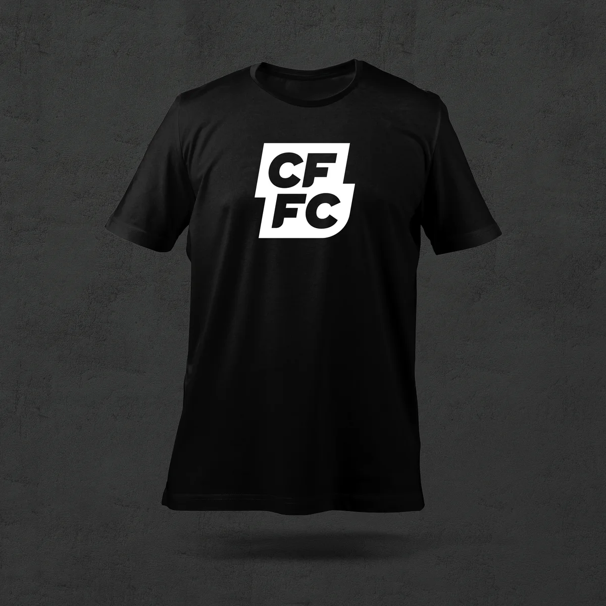 The CFFC tee, black, men’s, front