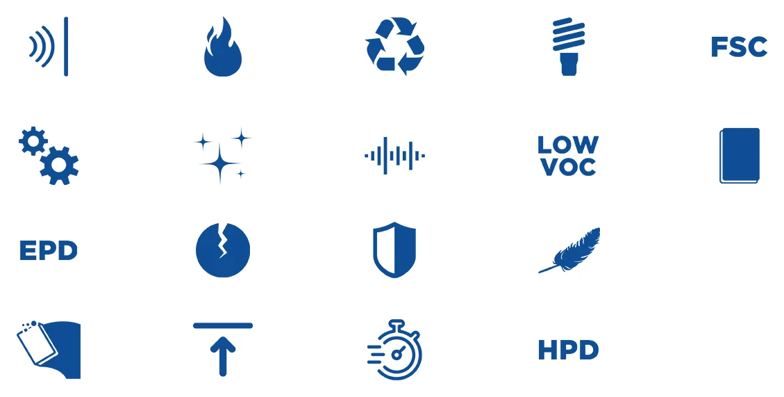 The Architectural icon set