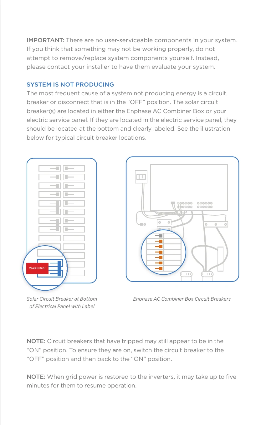 The CertainTeed Solar homeowner's manual, page 14