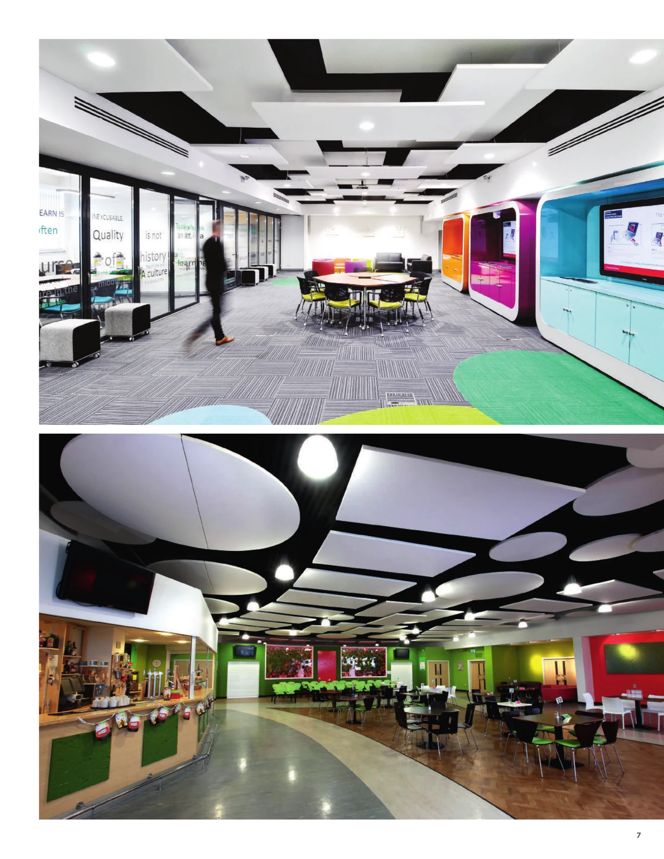 Acoustical design for open spaces brochure, page 7
