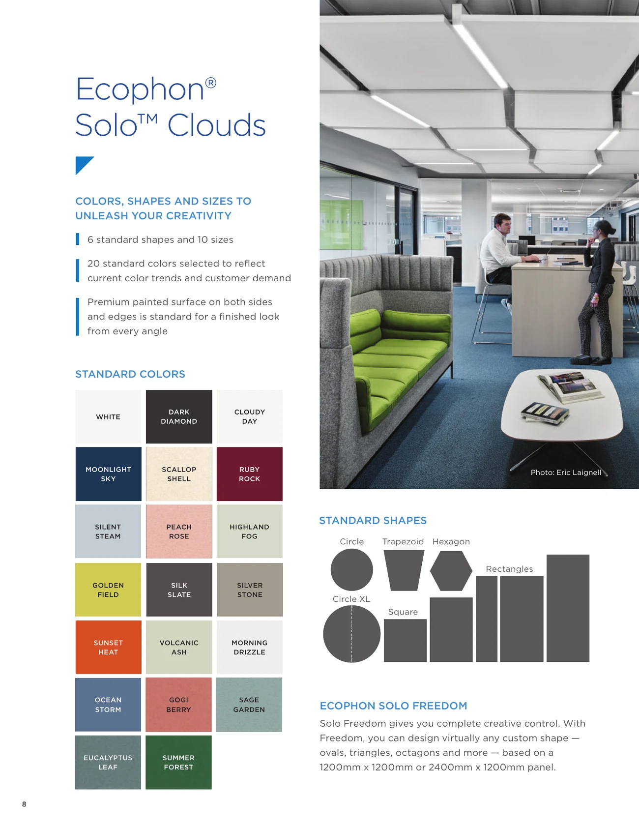 Acoustical design for open spaces brochure, page 8