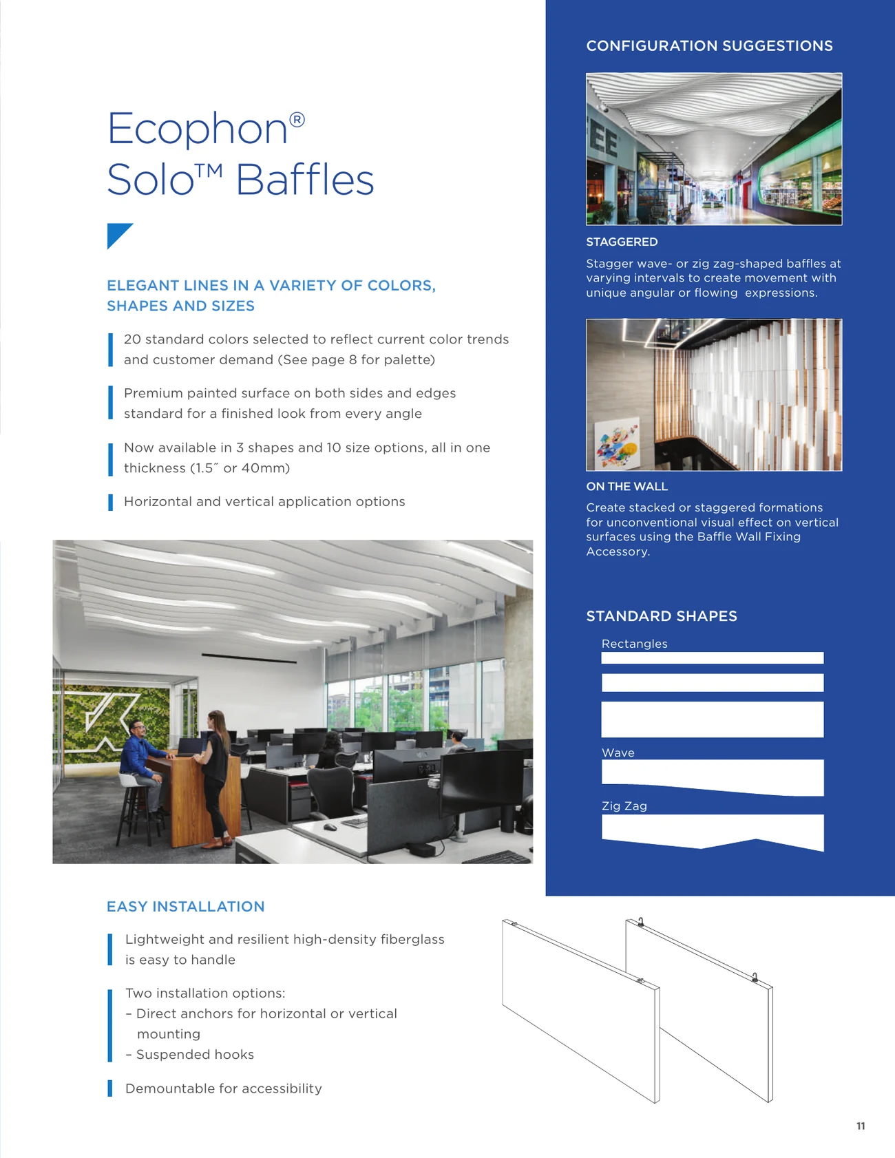 Acoustical design for open spaces brochure, page 11