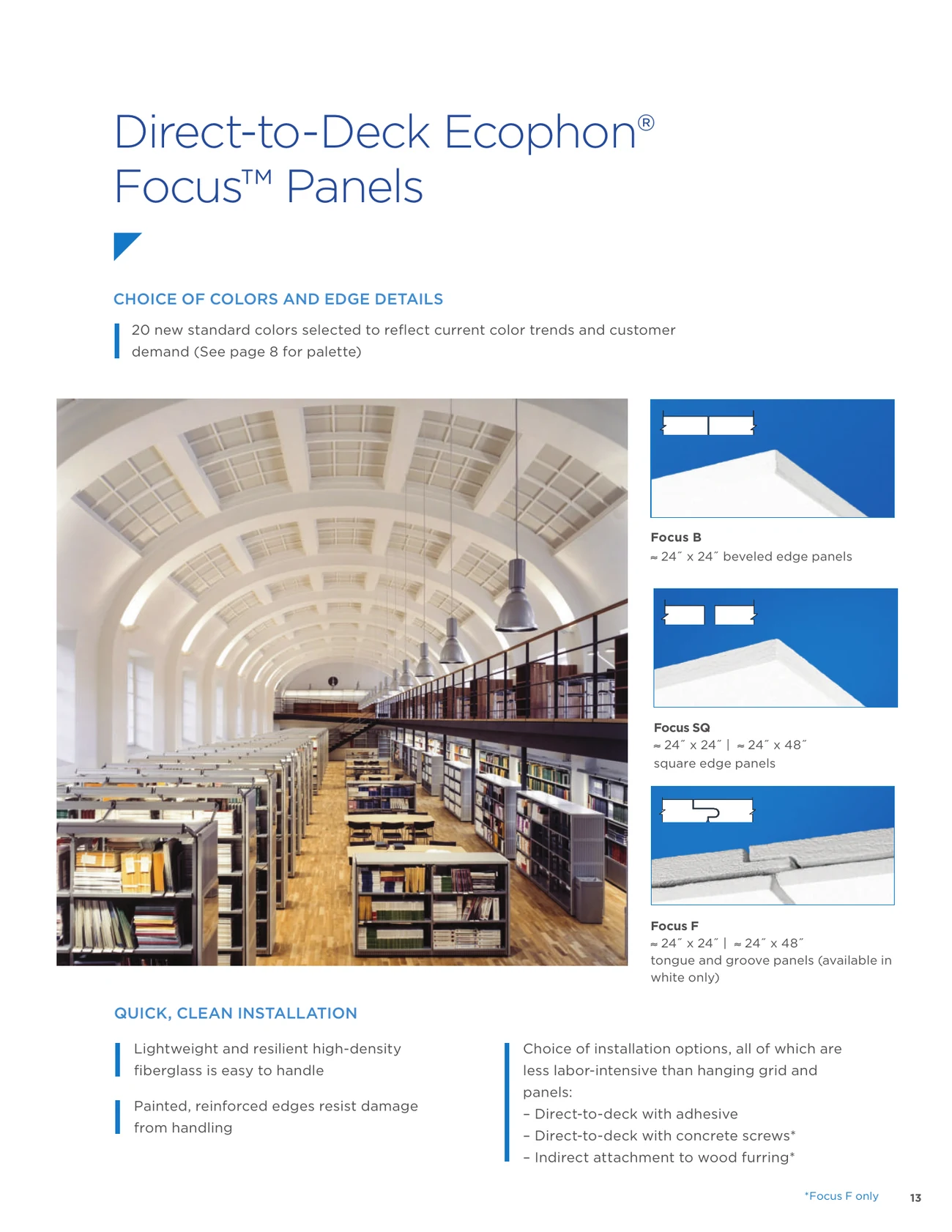 Acoustical design for open spaces brochure, page 13