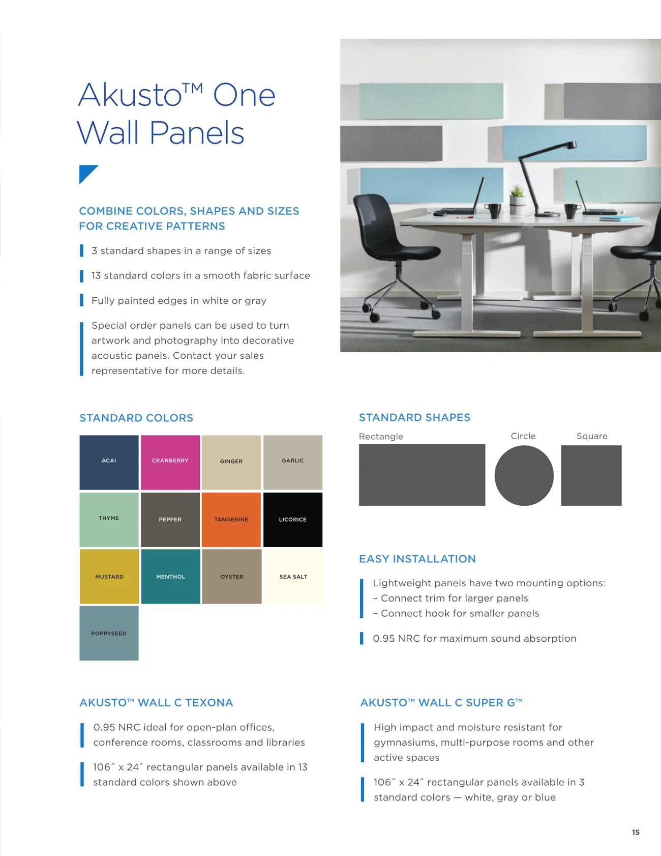 Acoustical design for open spaces brochure, page 15