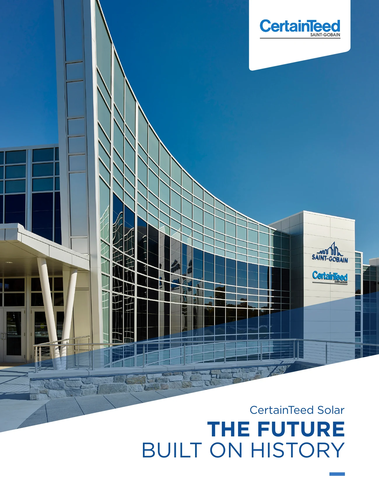 The future built on history: the solar brochure, page 1
