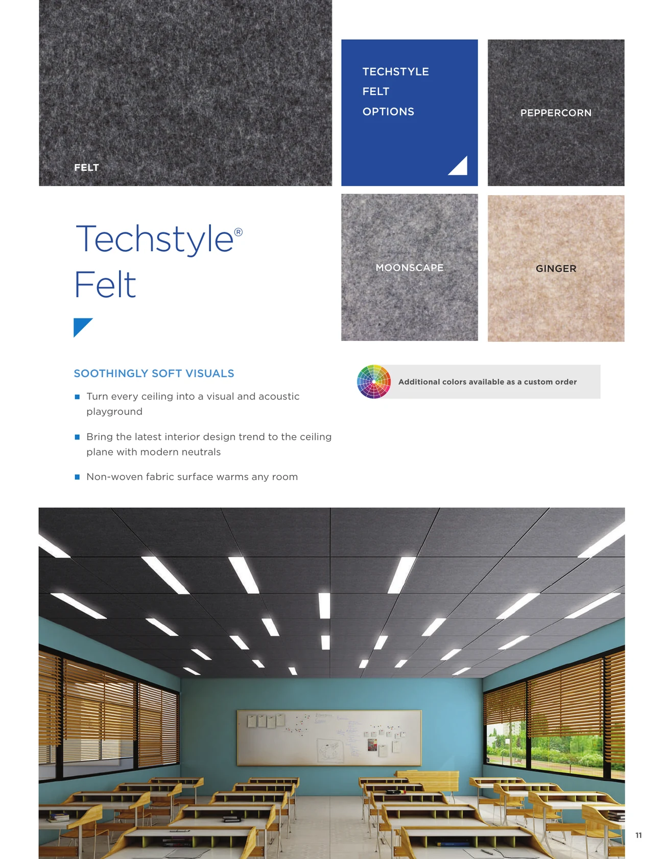 Techstyle acoustical ceilings and walls brochure, page 11