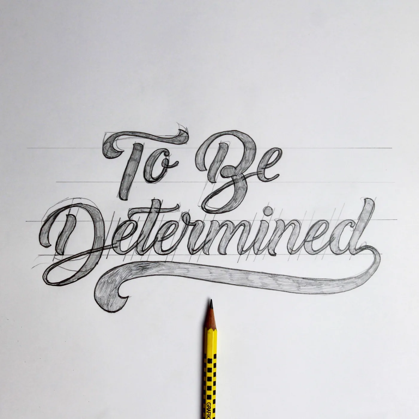 To be determined. Lettering by hand.