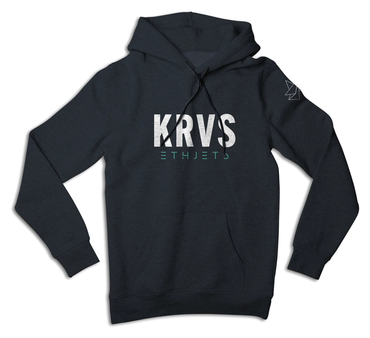 The KRVS hoodie, front