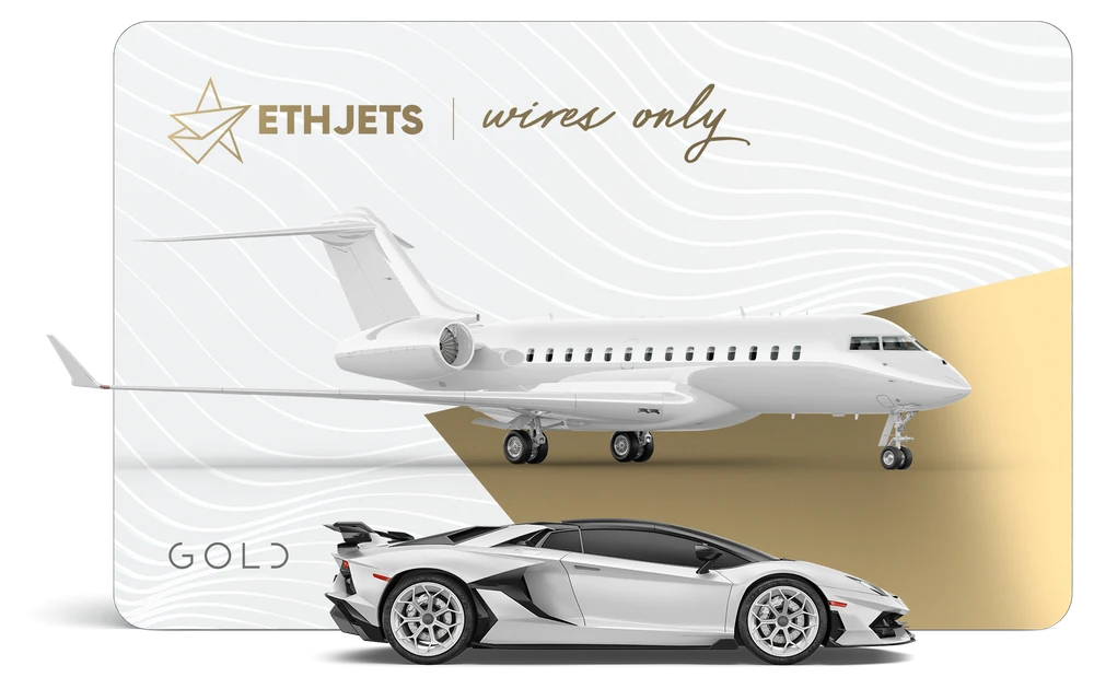 The Gold pass NFT: the card, its jet and its car