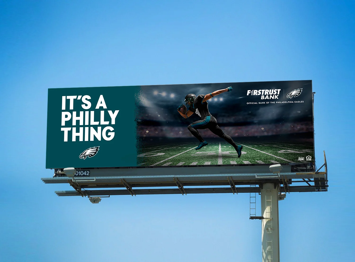 It&rsquo;s a Philly thing: the Eagles checking billboard