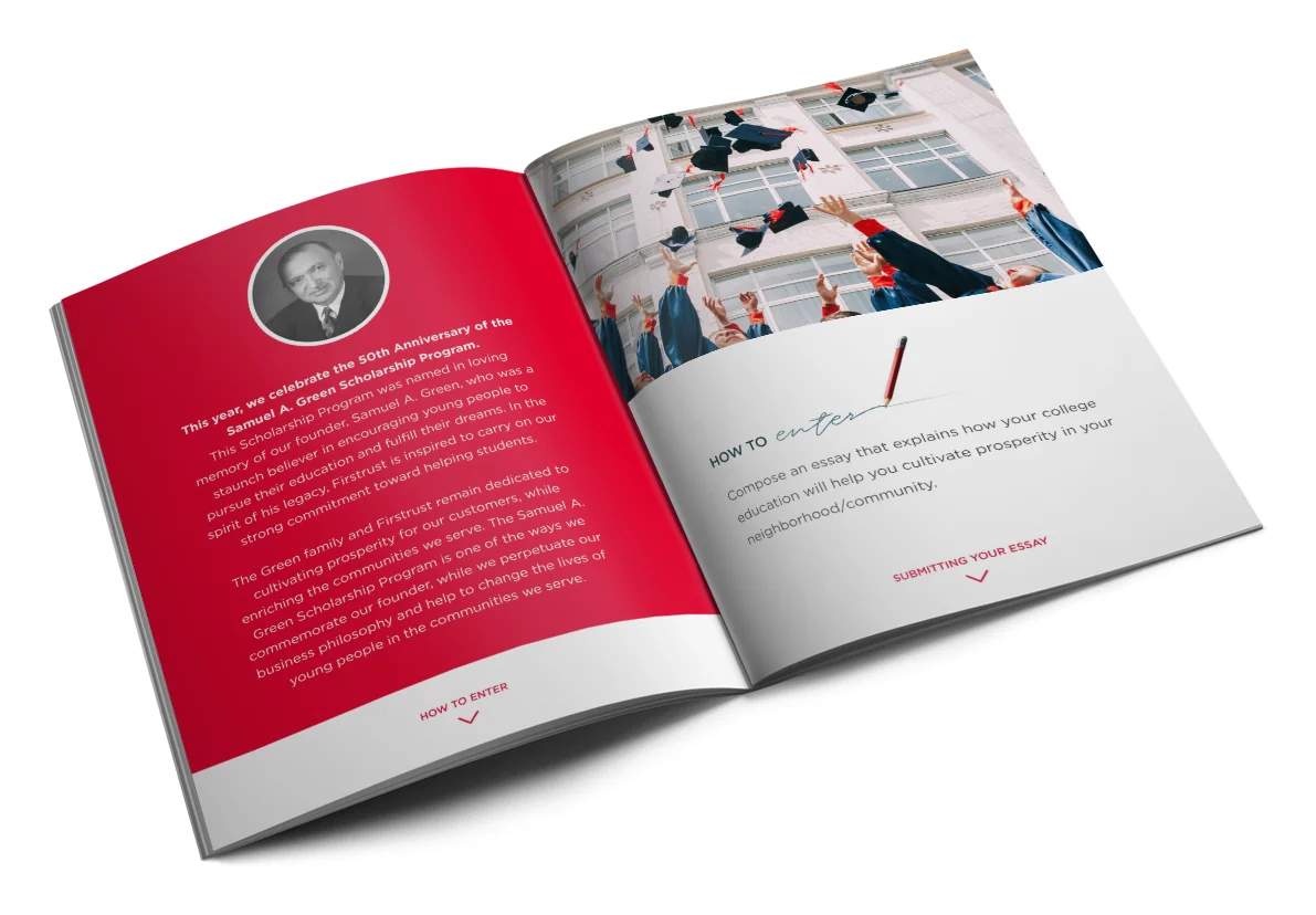 A Firstrust brochure spread