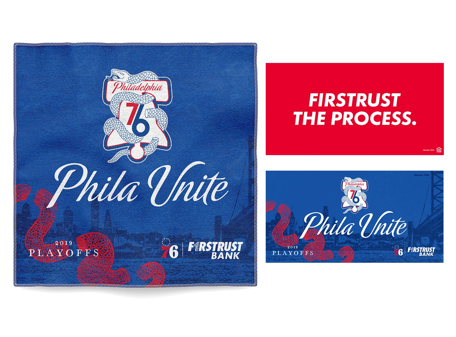 Phila Unite towel and Firstrust the Process