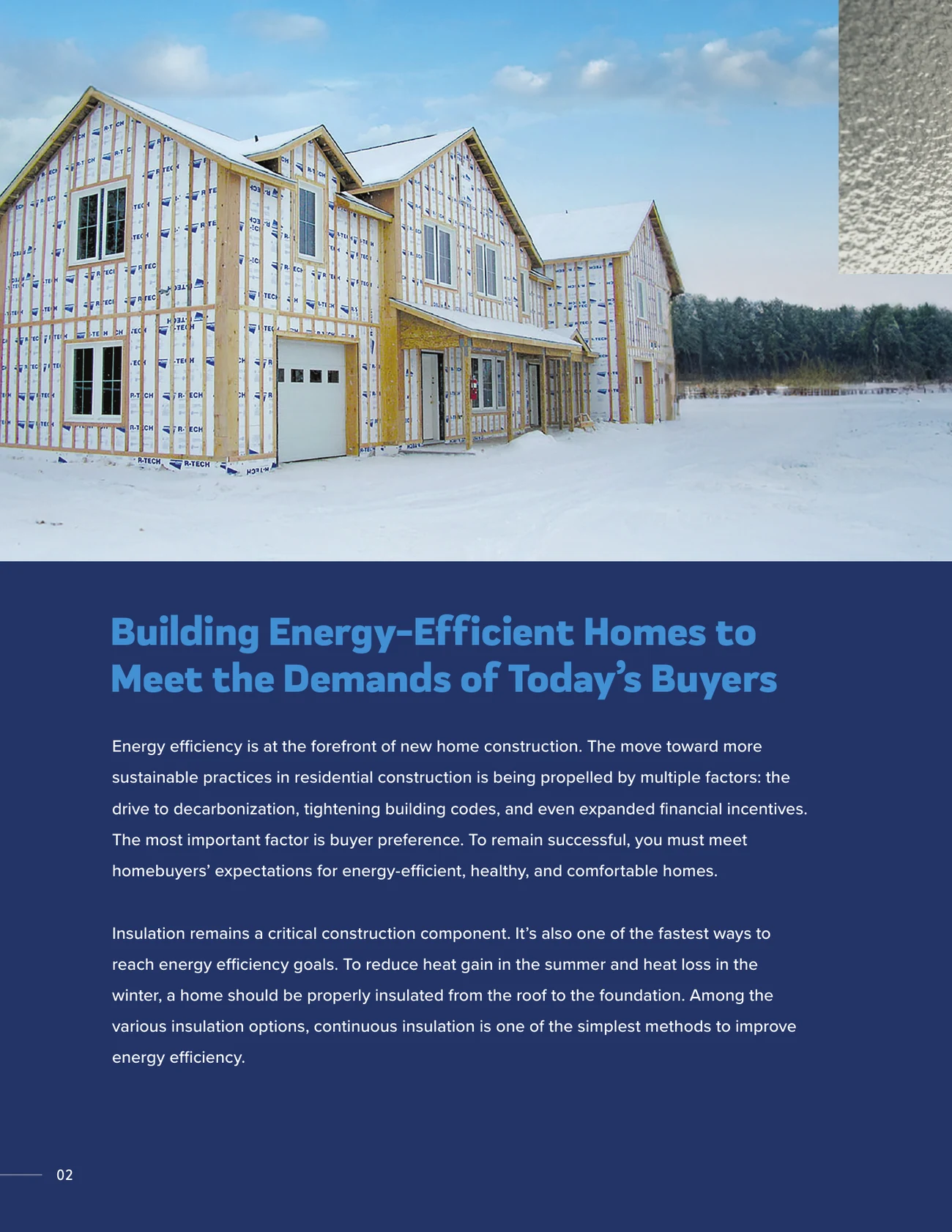 Continuous insulation, the key to building comfort and energy efficiency: the wall system brochure, page 2