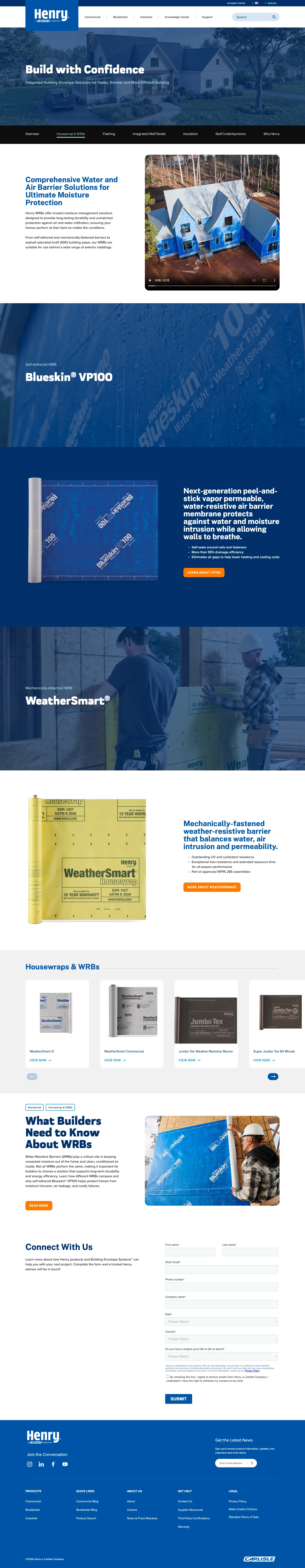 Housewraps and WRBs: Blueskin VP100 and WeatherSmart