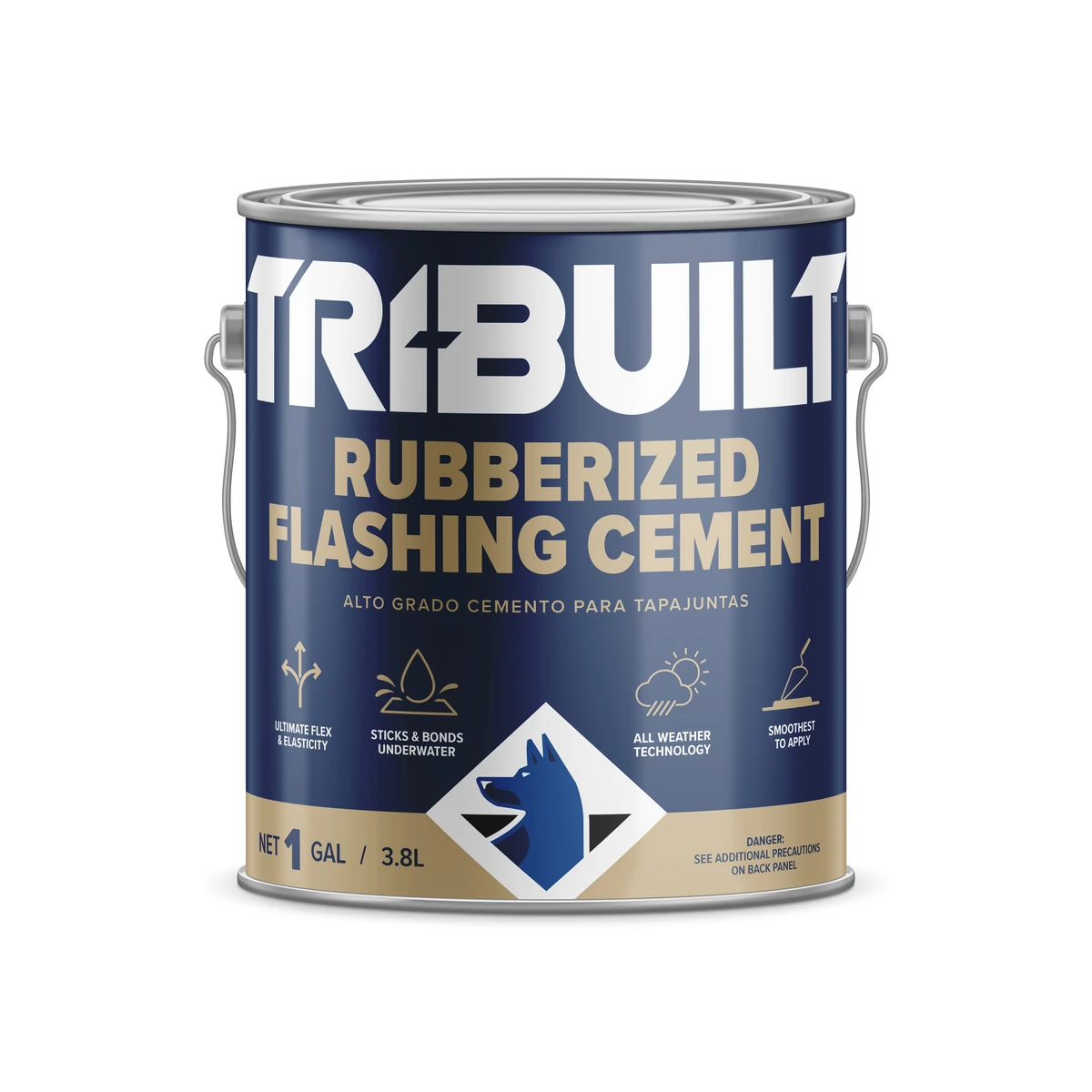 Tri-Built Rubberized Flashing Cement in a 1-gallon can