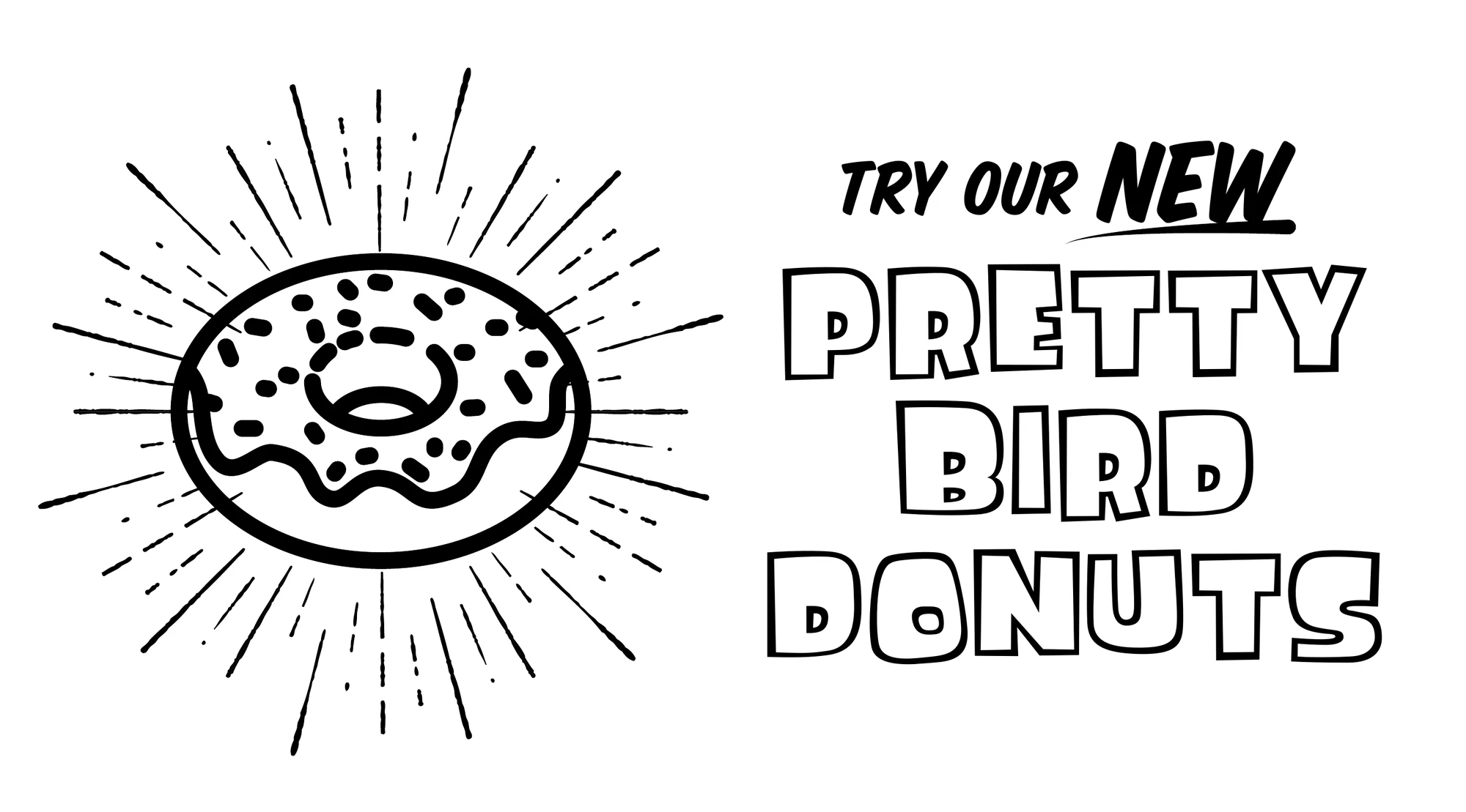 Try our new Pretty Bird donuts: the in-store promo