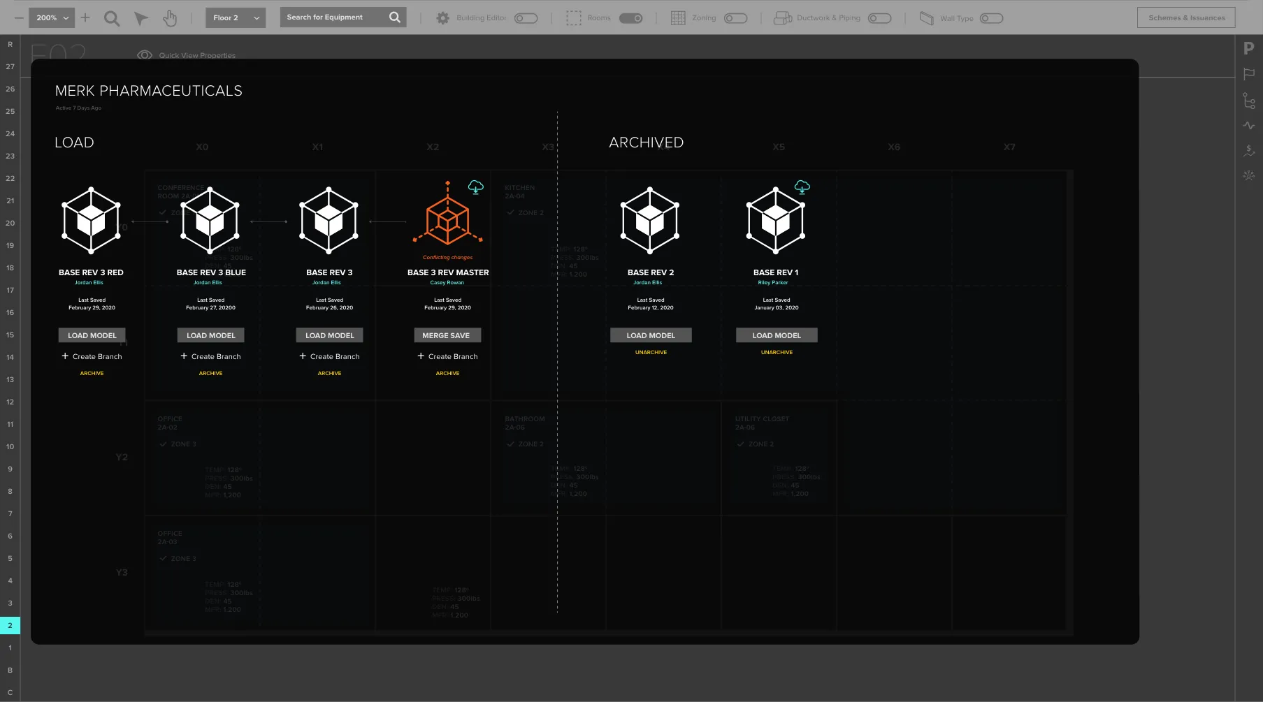 Change tracking, screen 4 of 8