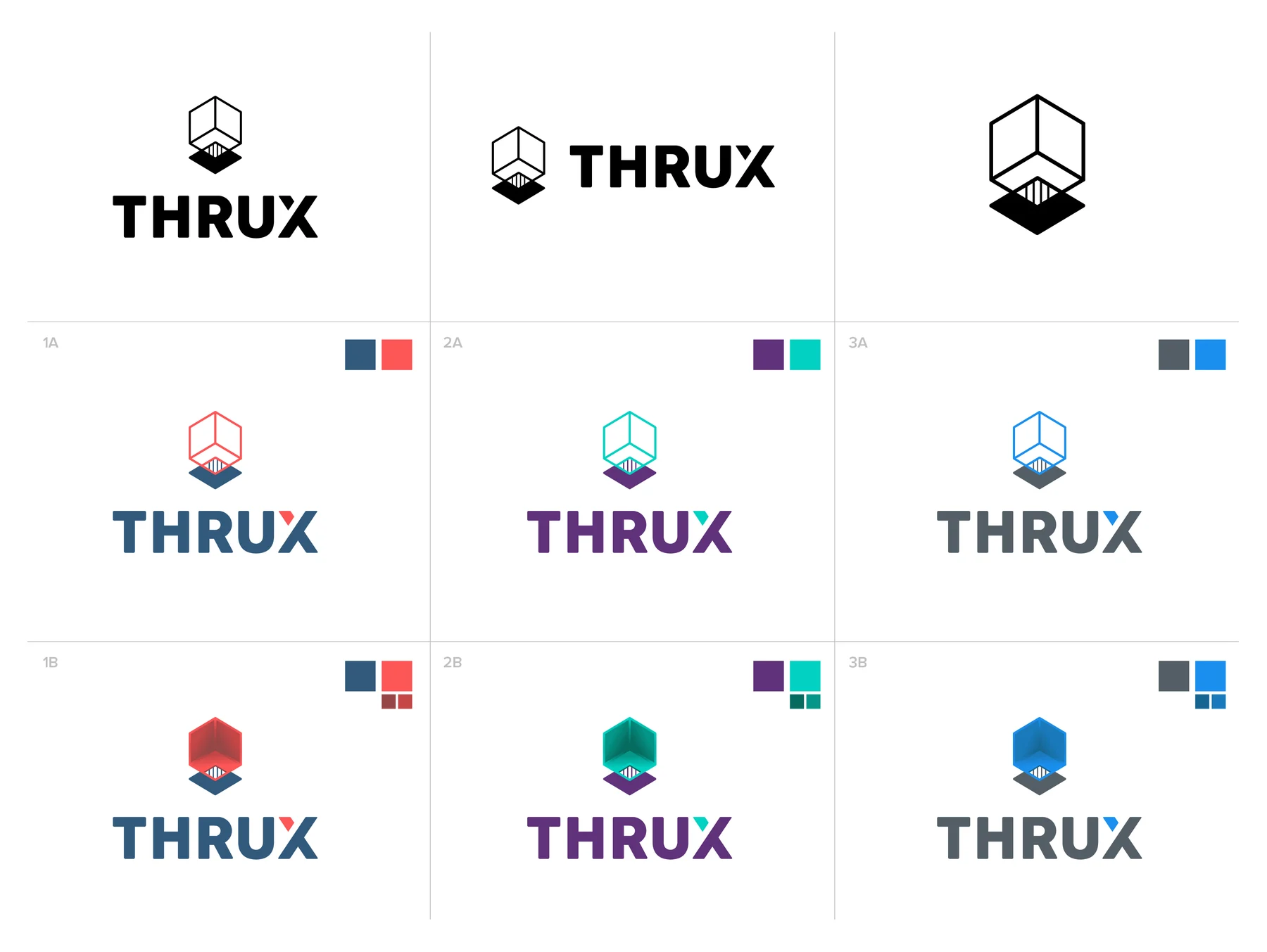 Round four: the cube in three colorways