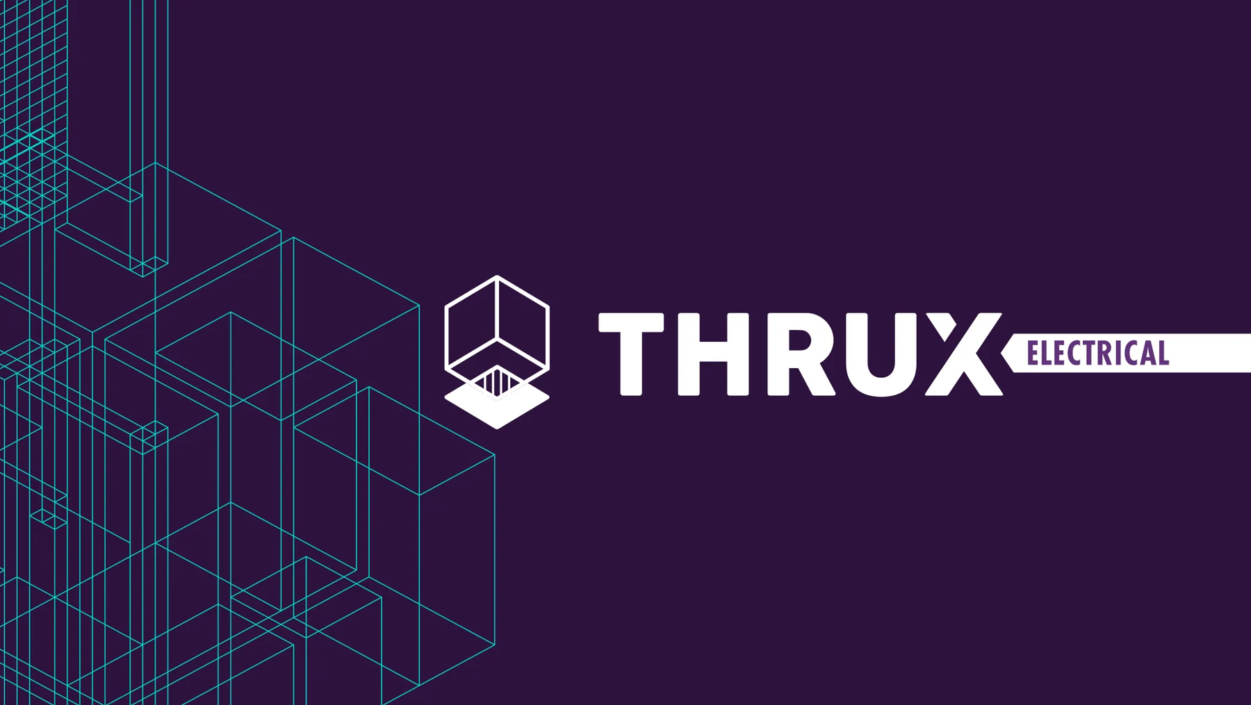 Splash option: the Thrux Electrical lockup over purple blueprint lines