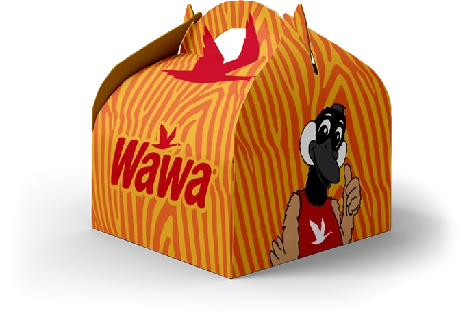 Kids meal box, stripes