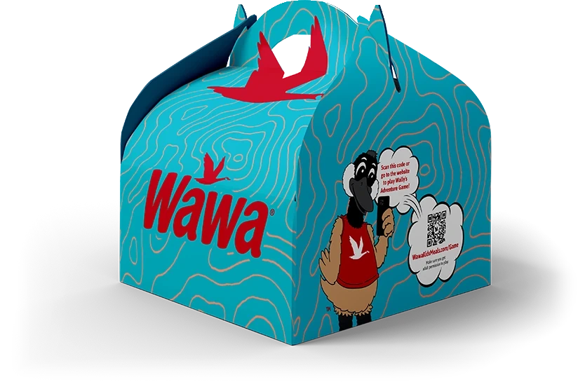Kids meal box, waves